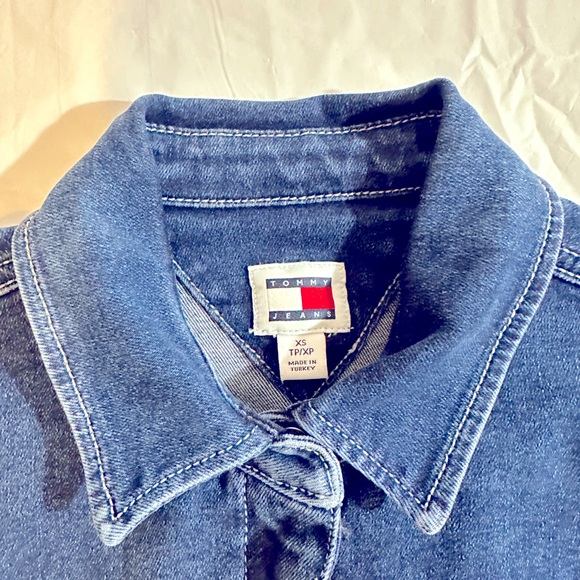 Tommy Hilfiger Classic Blue Denim Dress - Picture 3 of 8